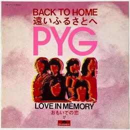 Pyg - Back To Home / Love In Memory 7-Inch DR 1711