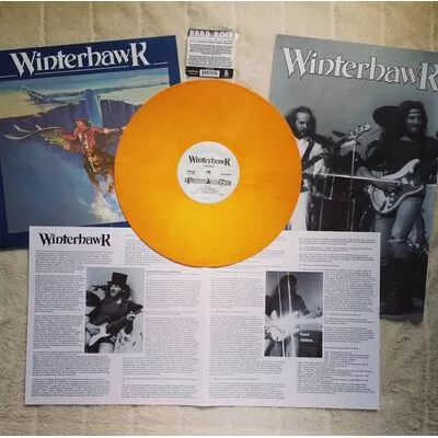 Winterhawk Revival LP creamsicle orange vinyl