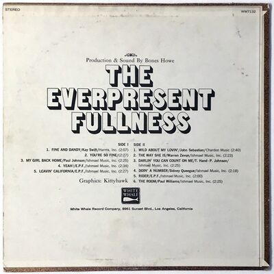 Everpresent Fullness, The - The Everpresent Fullness LP WW7132