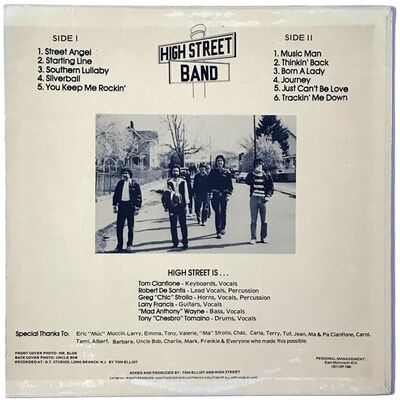 High Street - Down To The Brown LP JSR LP 1512