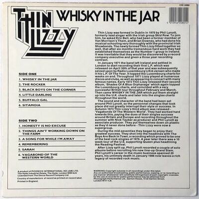 Thin Lizzy - Whisky In The Jar LP CN 2080