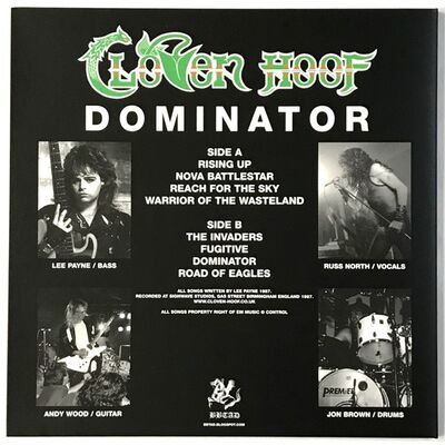 Cloven Hoof - Dominator LP Dust029LP