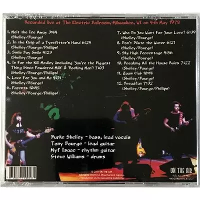 Budgie - Live In Milwaukee 1978 CD AIR 18