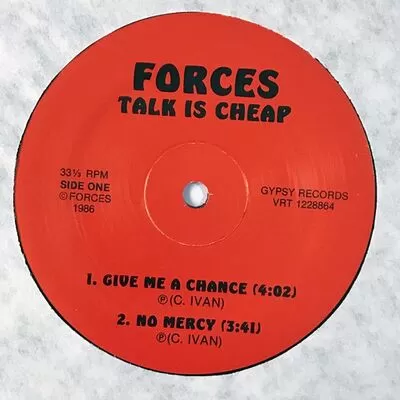 Forces - Talk Is Cheap LP VRT 1228864