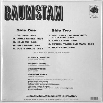 Baumstam - On Tour LP GTRS127