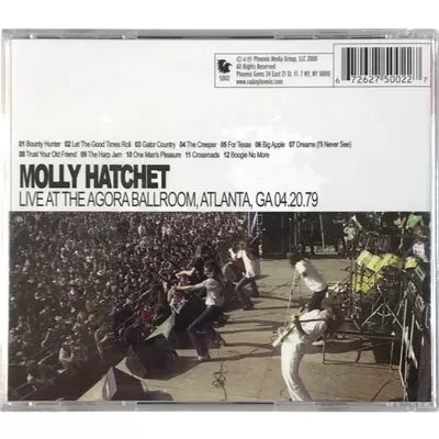 Molly Hatchet - Live At The Agora Ballroom 1979 CD 5002