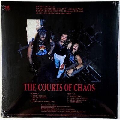 Manilla Road - The Courts Of Chaos LP HRR797