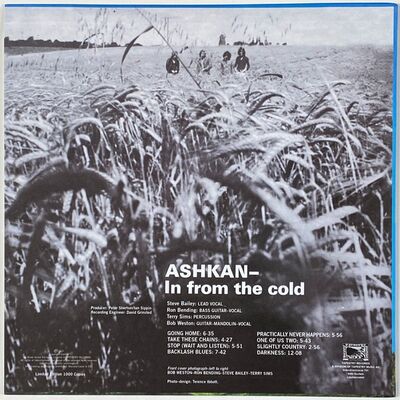 Ashkan - In From The Cold LP TPT 204