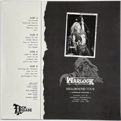 Warlock - Hellbound Tour 2-LP RBR009