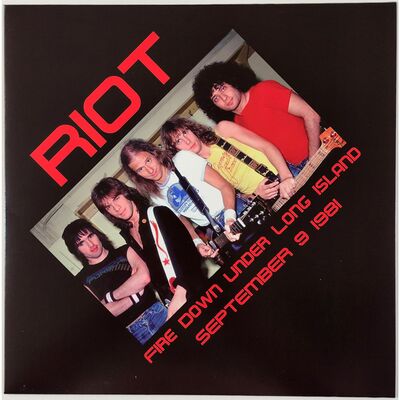 Riot - Fire Down Under Long Island 1981 LP JSL001