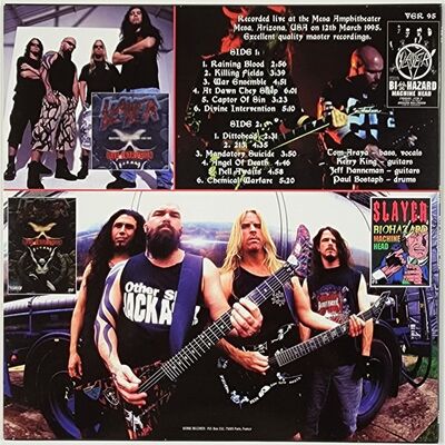 Slayer - Live Intrusion 1995 LP VER 95