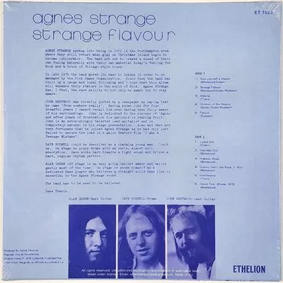 Agnes Strange - Strange Flavour LP ET 1023