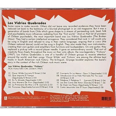 Los Vidrios Quebrados - Fictions CD Lion 669