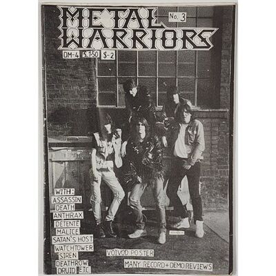 Metal Warriors No. 3 Fanzine MW-3-Zine