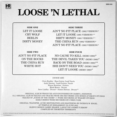 Savage - Loose 'N Lethal 2-LP HRR 852