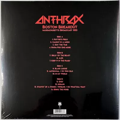 Anthrax - Boston Breakout 1993 2-LP PARA357LP