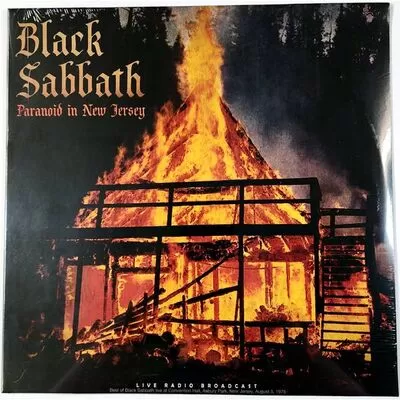 Black Sabbath - Paranoid In New Jersey : Asbury Park, NJ 1975 LP CL83520