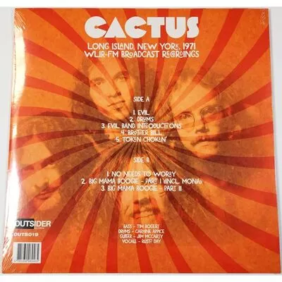 Cactus - Long Island, New York, 1971 LP OUTS 019