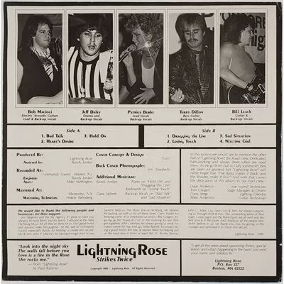 Lightning Rose - Strikes Twice LP 