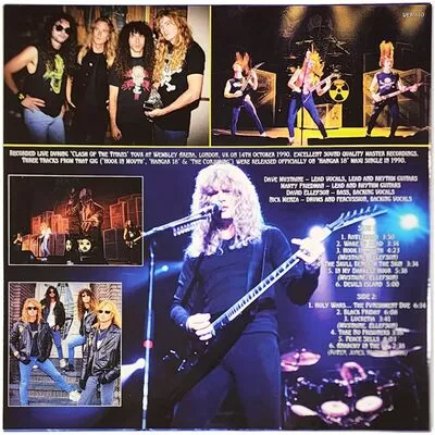 Megadeth - Live At Wembley Arena, London 1990 LP VER 110