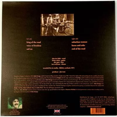 Soho Orange - Kings Of The Road LP SCLP036